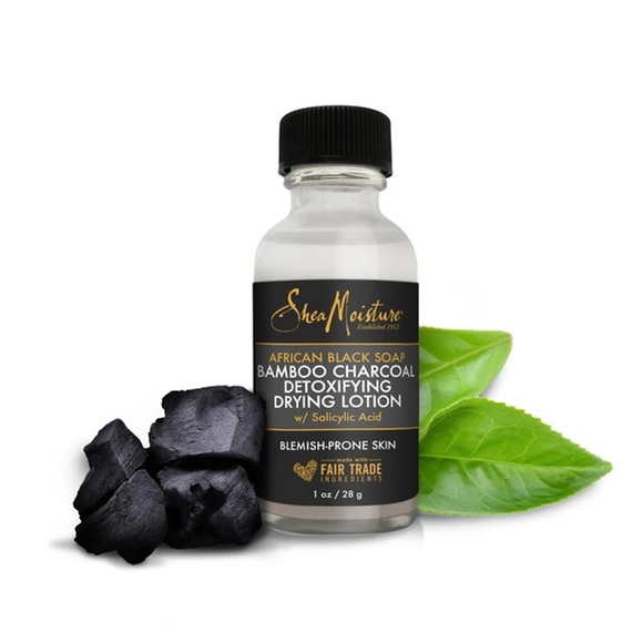 Shea Moisture Other - SheaMoisture Bamboo Charcoal Drying Lotion - African Black Soap